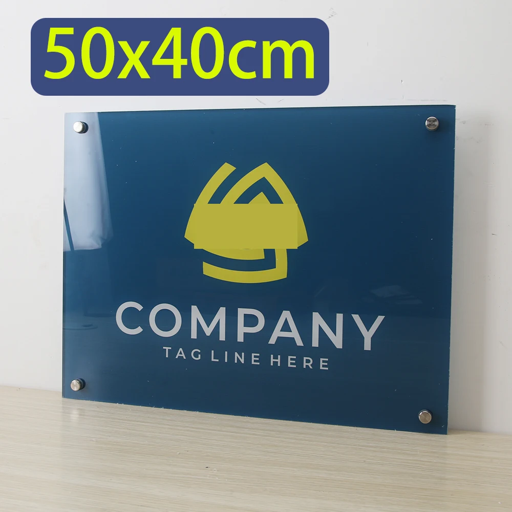 custom acrylic company signage placa comercial placa comercial para loja interior e exterior sinais de endereco sinais abertos 01