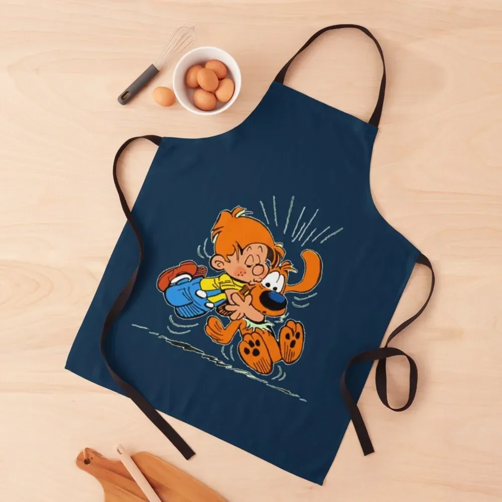 

Billy et copain _amp_ Boule et Bill classique Apron Cute Kitchen Accessories Salon nail tech supplies Apron