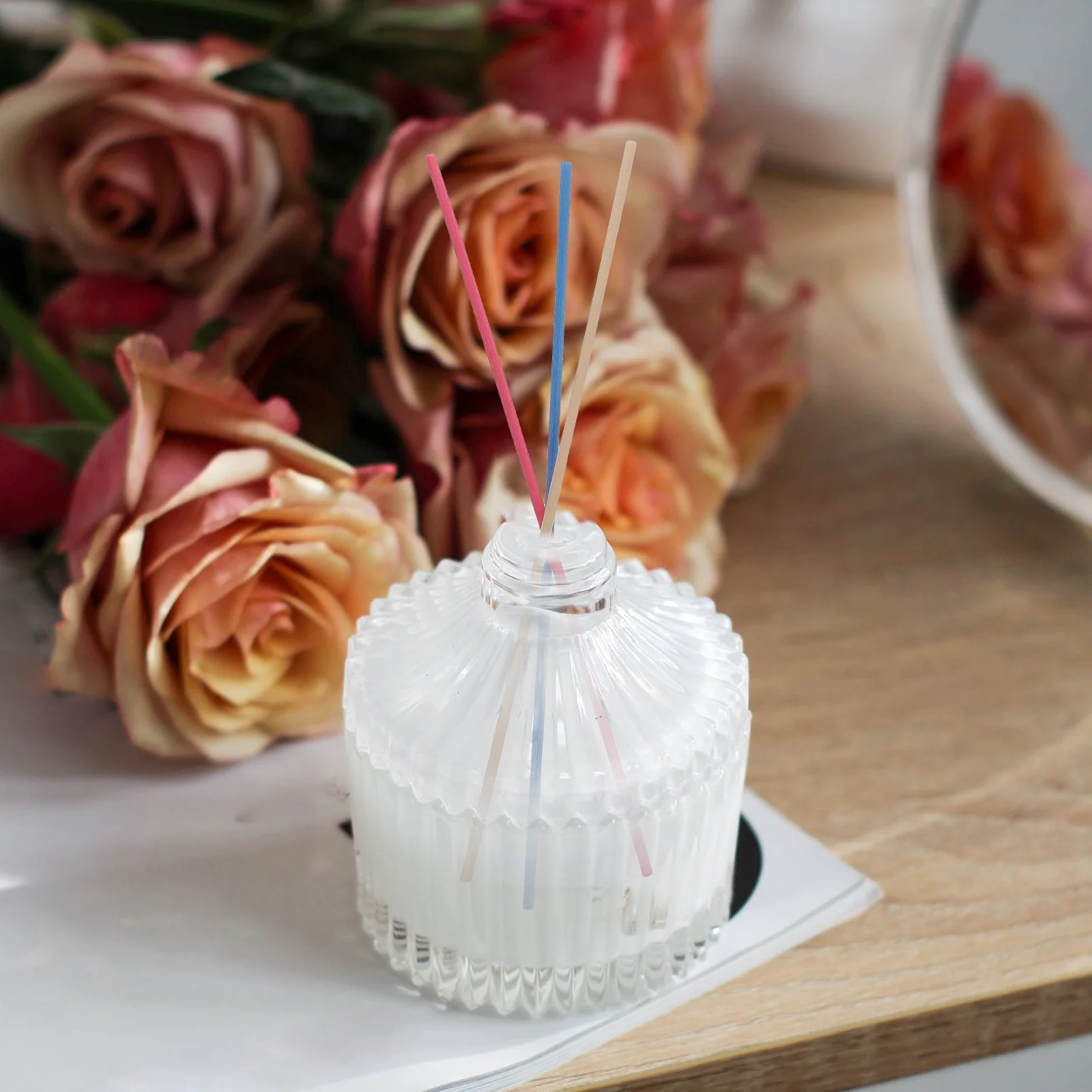 

72Pcs Fireless Aroma Sticks Perfume Diffuser Home Bathroom Kitchen Decoration Fragrance Sticks Perfume Diffuser