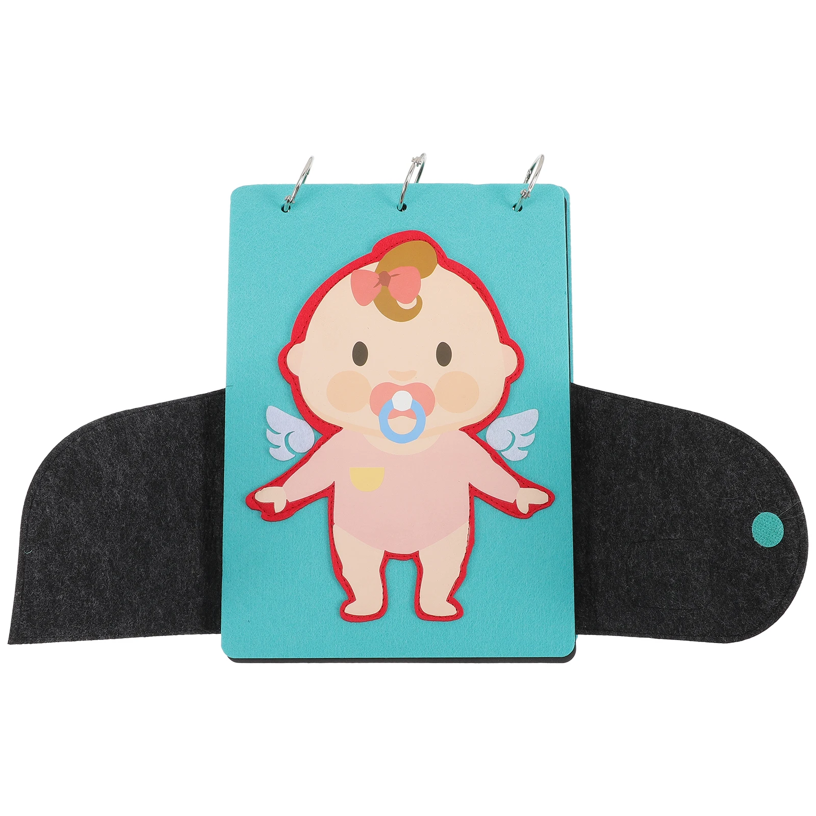 

Baby Photo Albums for Newborn Girl Boy First Year Sticker Collecting Album Lightweight Travel Use Durable Pages