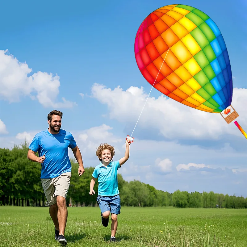 Vlieger Grasland Vlieger Breeze om te vliegen Kinderen Volwassen Luchtballon Vliegers String Gingang Outdoor Fun Sport Spel Speelgoed