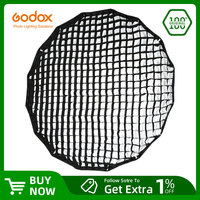 Godox Portable P90L P90H 90cm Honeycomb Grid 16 Rods Deep Parabolic Softbox