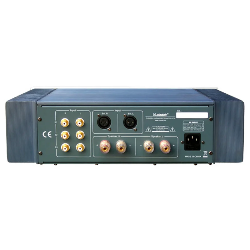 I-020 XDK XA6800(08) Dual Channel Integrated Amplifier 3*RCA,1*XLR  80W /8 Ohm Sliver