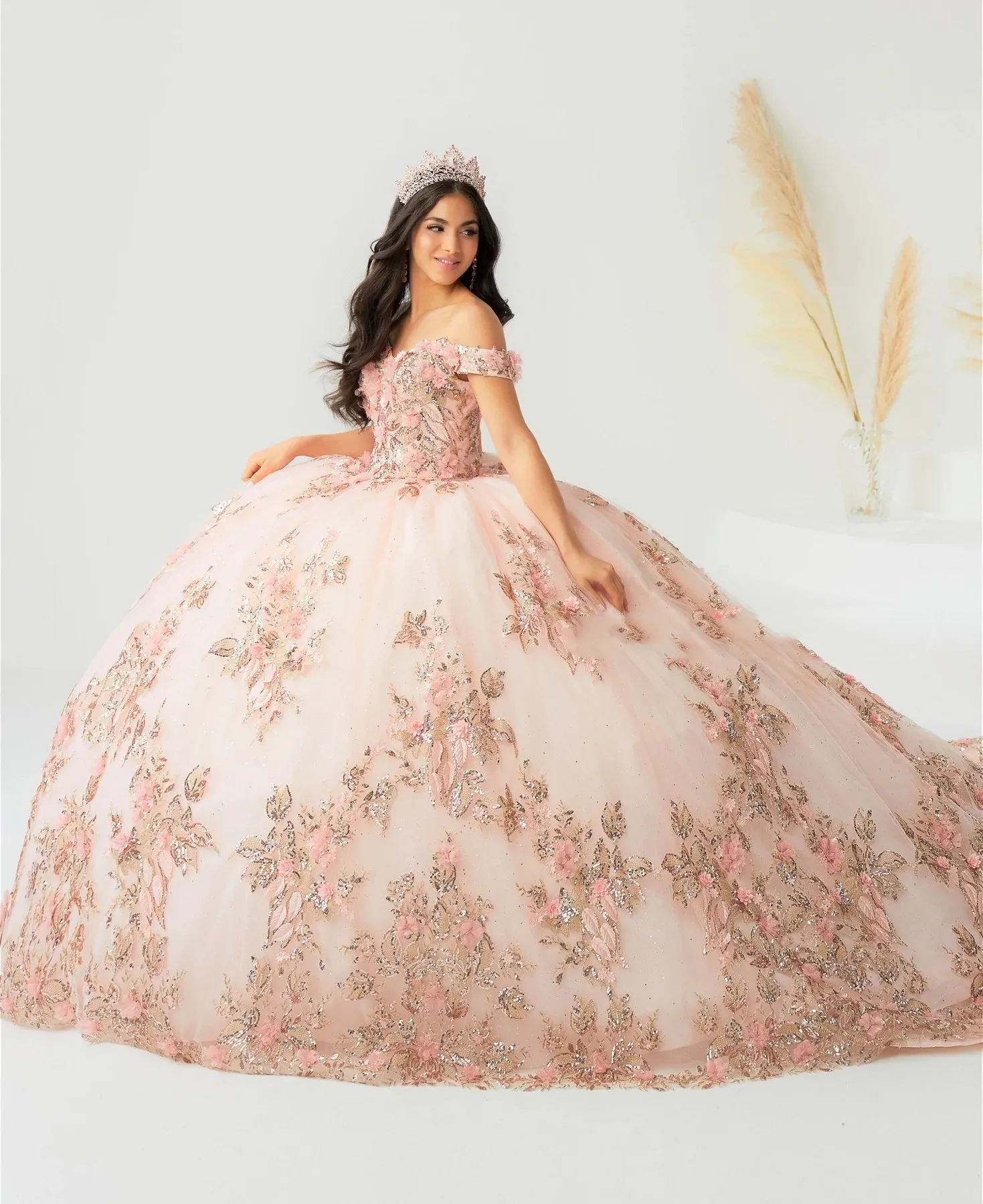 Vestidos de quinceañera hinchados azul cielo, vestido de baile con hombros descubiertos, apliques de tul mexicano dulce 16 vestidos 15 años