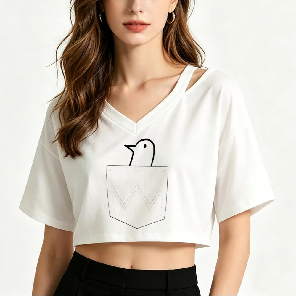 Oyasumi Goodnight Punpun crop top para chica, camiseta grunge harajuku, linda camiseta de manga japonesa, grunge, gótica, divertida, ropa de calle, gótica