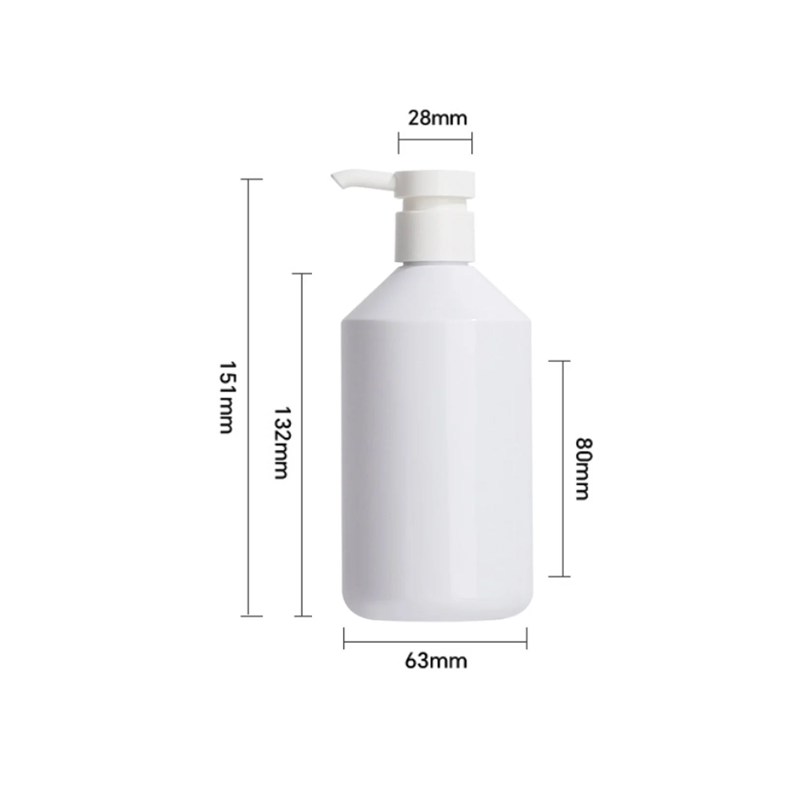 1 Pcs 300/500ml Hand Sanitizer Bottle Lotion Cosmetic Shampoo Shower Gel Empty Bottle Bathroom Liquid Dispensing Containers