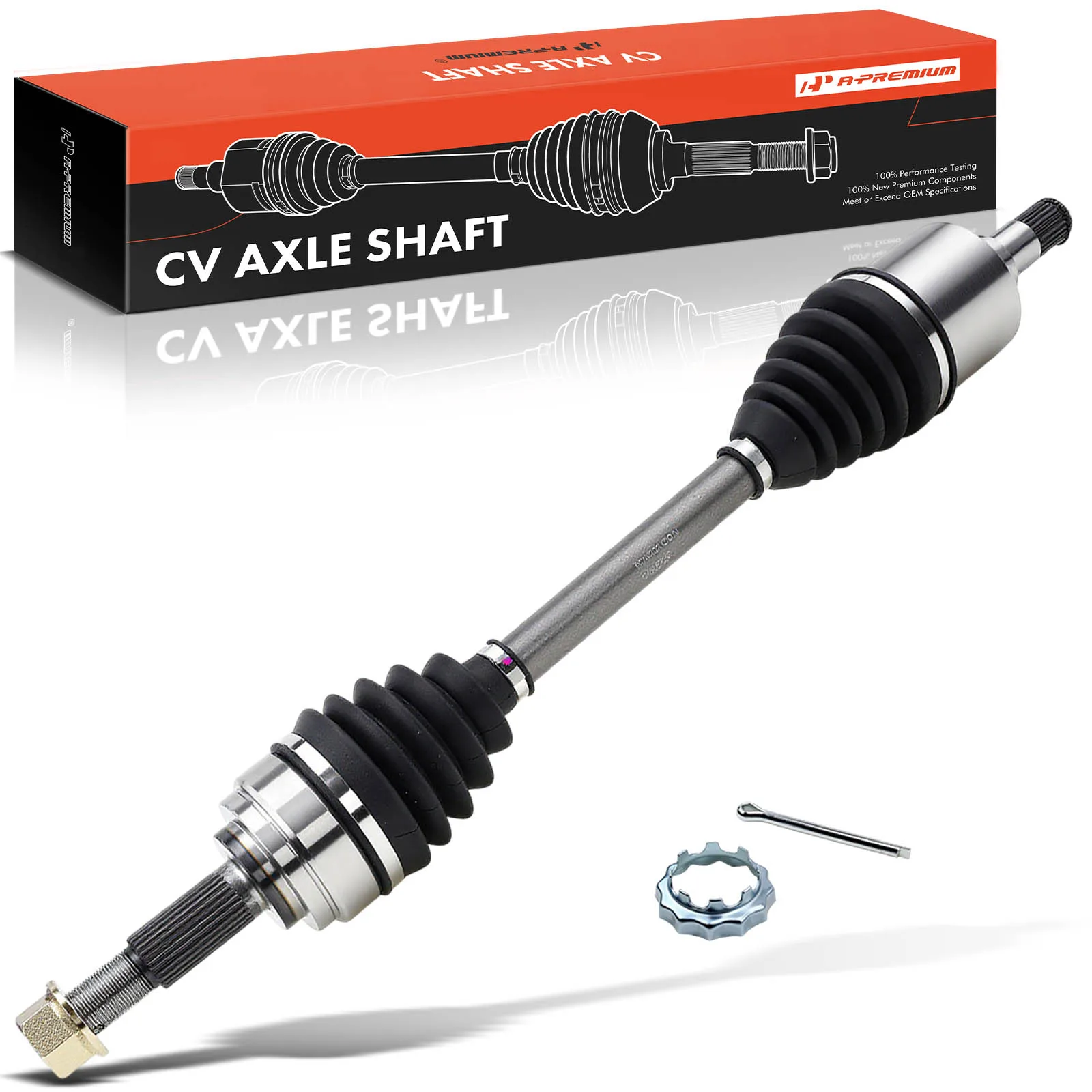 A-Premium Front Driver Side CV Axle Assembly for Nissan Sentra 2007 2008 2009 2010 2011 2012 Automatic CVT Trans.