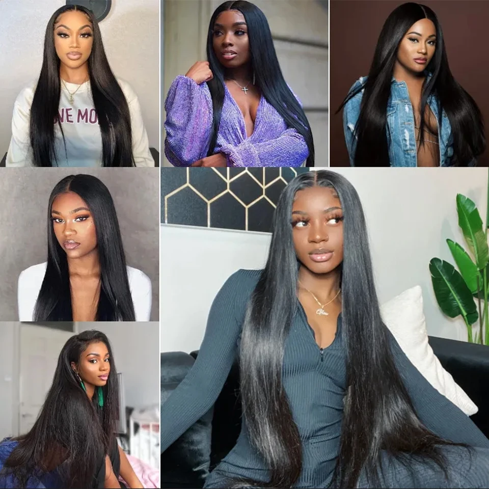 Pacotes retos do cabelo humano, Virgin Hair Weave Bundles, extensões malaias do cabelo, cabelo cru, preço de atacado, 30 in