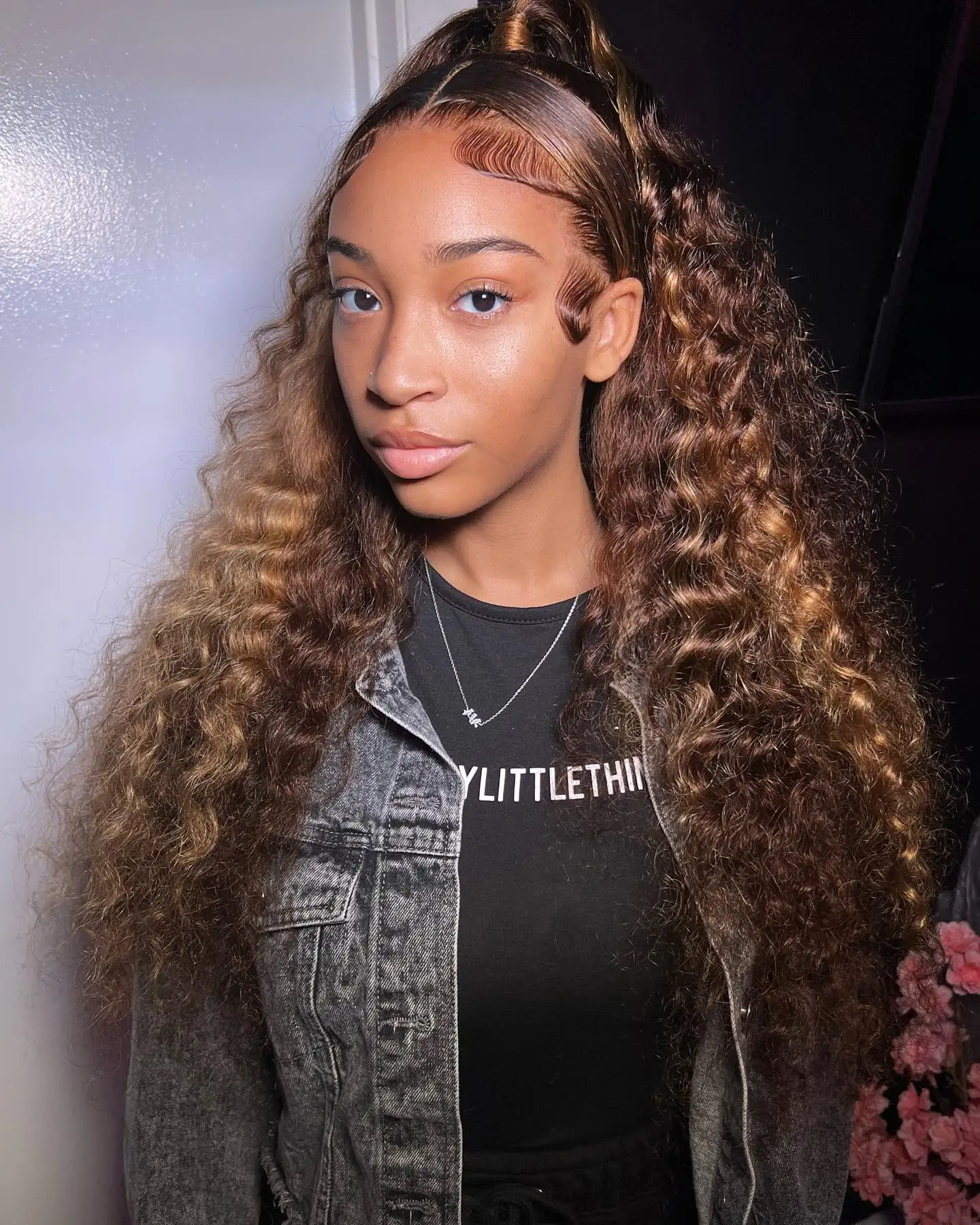 Highlight Deep Wave 13x6 HD Lace Frontal Wig Human Hair 40 42 Inch Honey Blond Curly 13x4 Lace Front Wigs For Women Pre Plucked