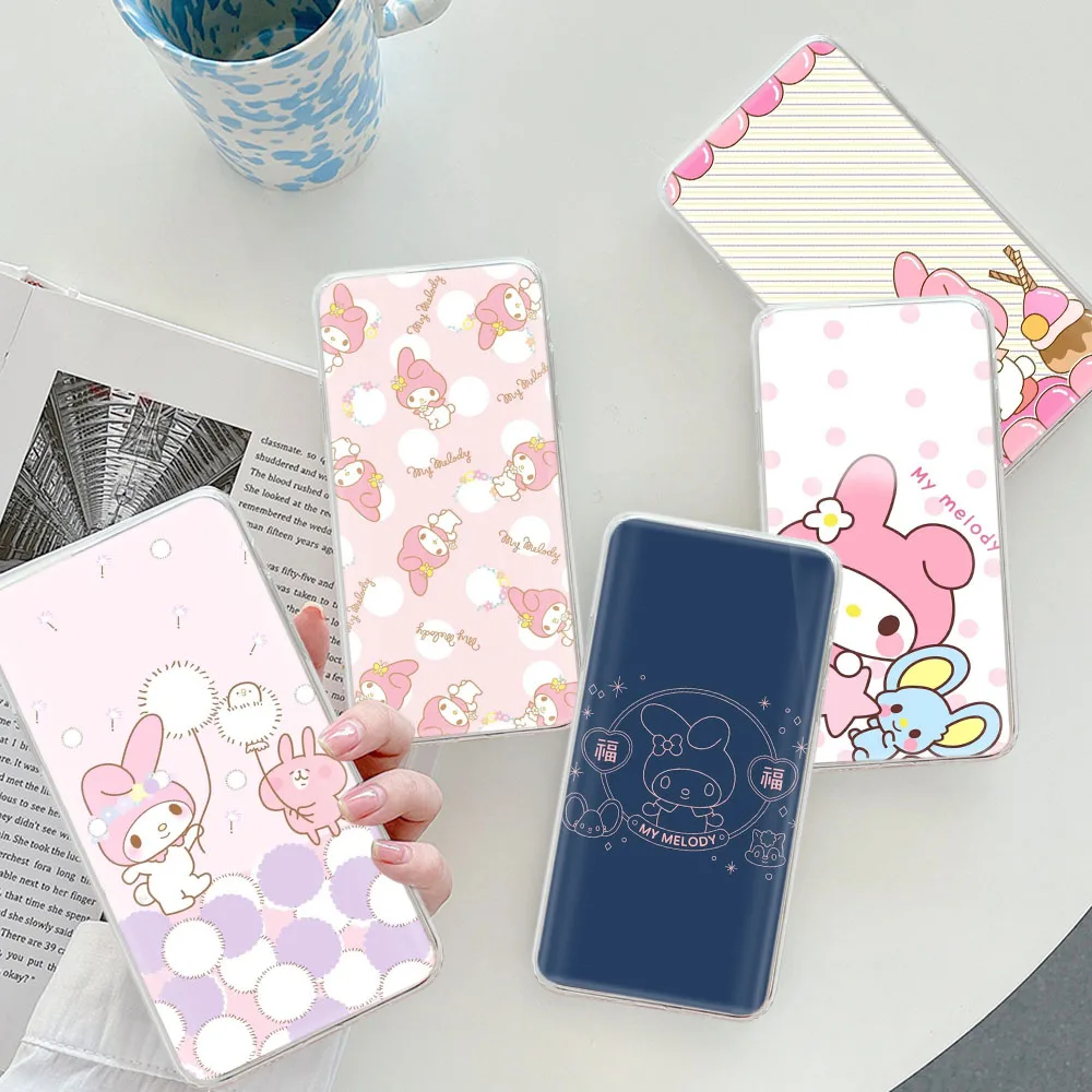 My Melody Transparent Case for LG V60 THINQ5 V50 V40 Stylo 6 Q61 Q60 Q52 K30 K92 K62 Cover