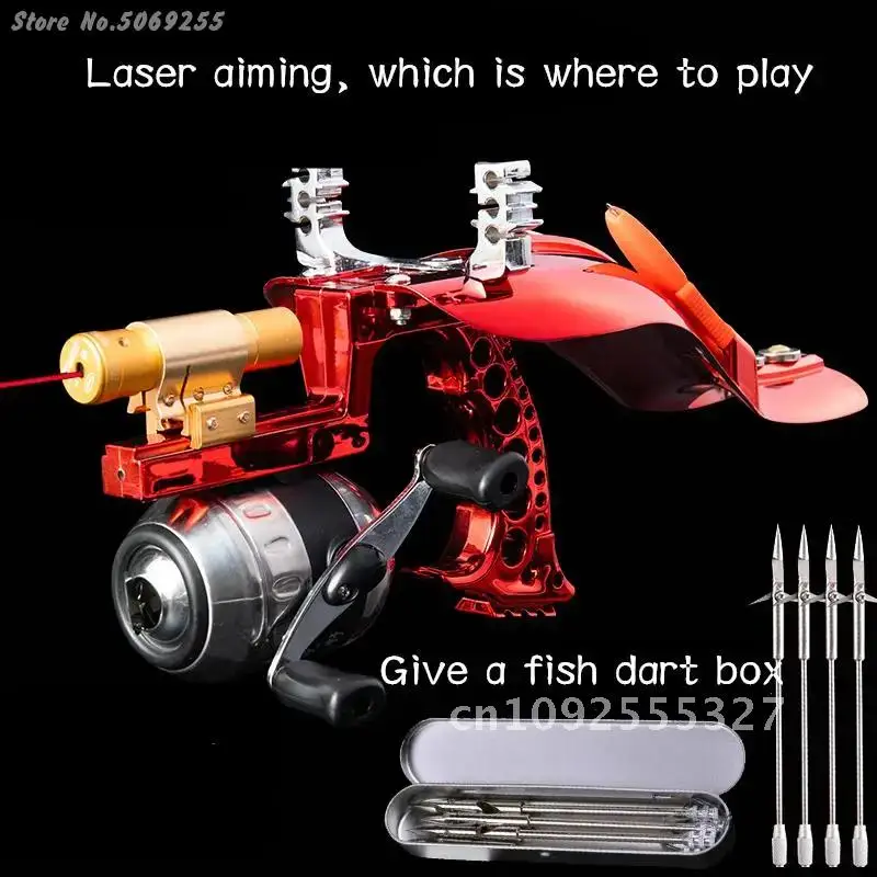 New Powerful Fishing Slingshot Set Shooting Catapult Hunting Outdoor Launcher or Fishing Hunting Precision Shooting Fish Tool