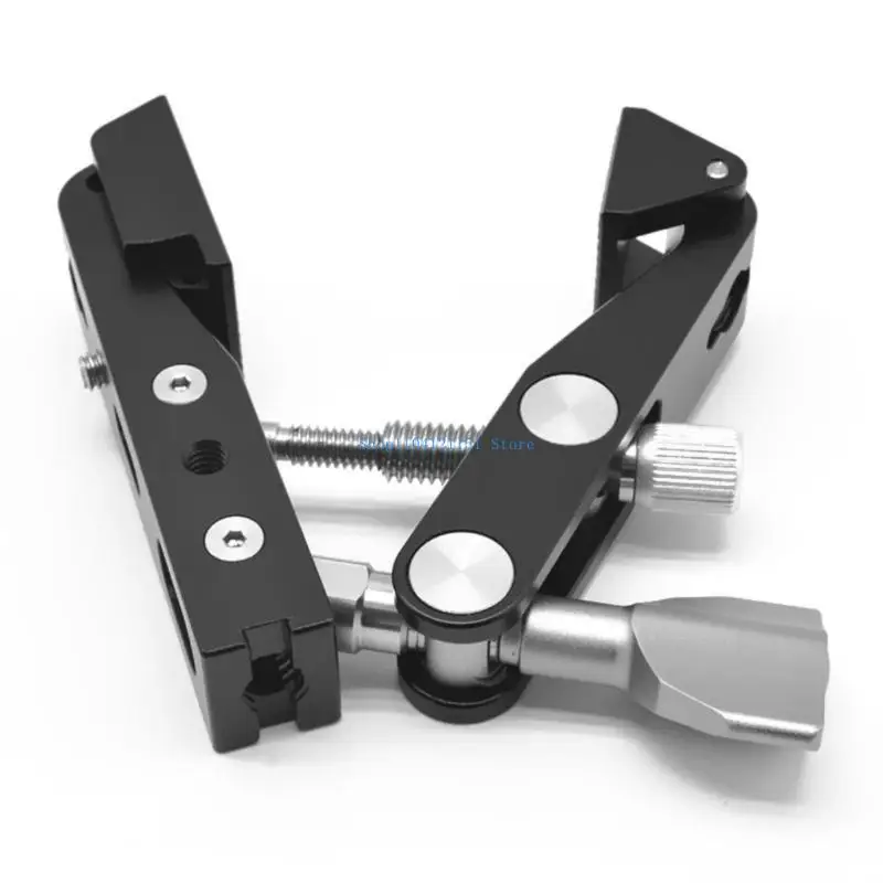 

A2BD Camera Super Clamp Arm Clamp for Tripod and LED Lights with 1/4 and 3/8 Holes Threaded Clip for Photography Vlog