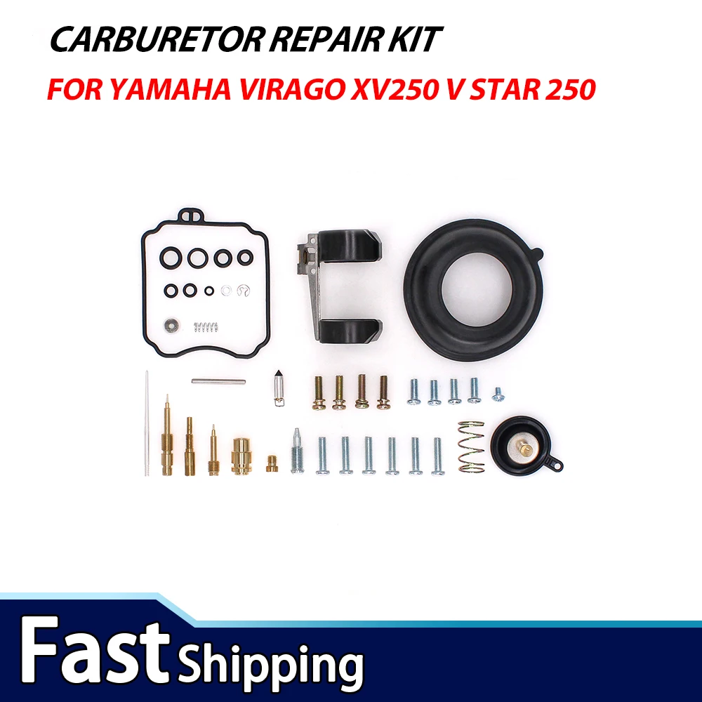 Carburetor Repair Kit For Yamaha Virago XV250 V Star 250 Route 66 XV250 Motorcycle Carb Rebuild Kit
