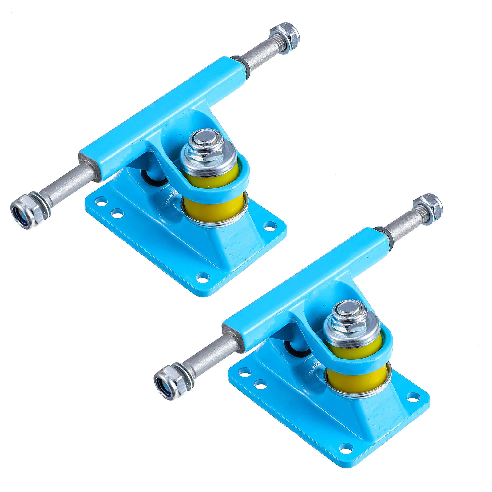 

Skateboard Deck Wheel Bracket Trucks for Replacement Blue Aluminum Child