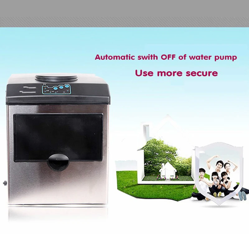 Mesin pembuat es salju 25KG/24 jam, mesin pembuat es kepingan salju Korea untuk toko makanan penutup