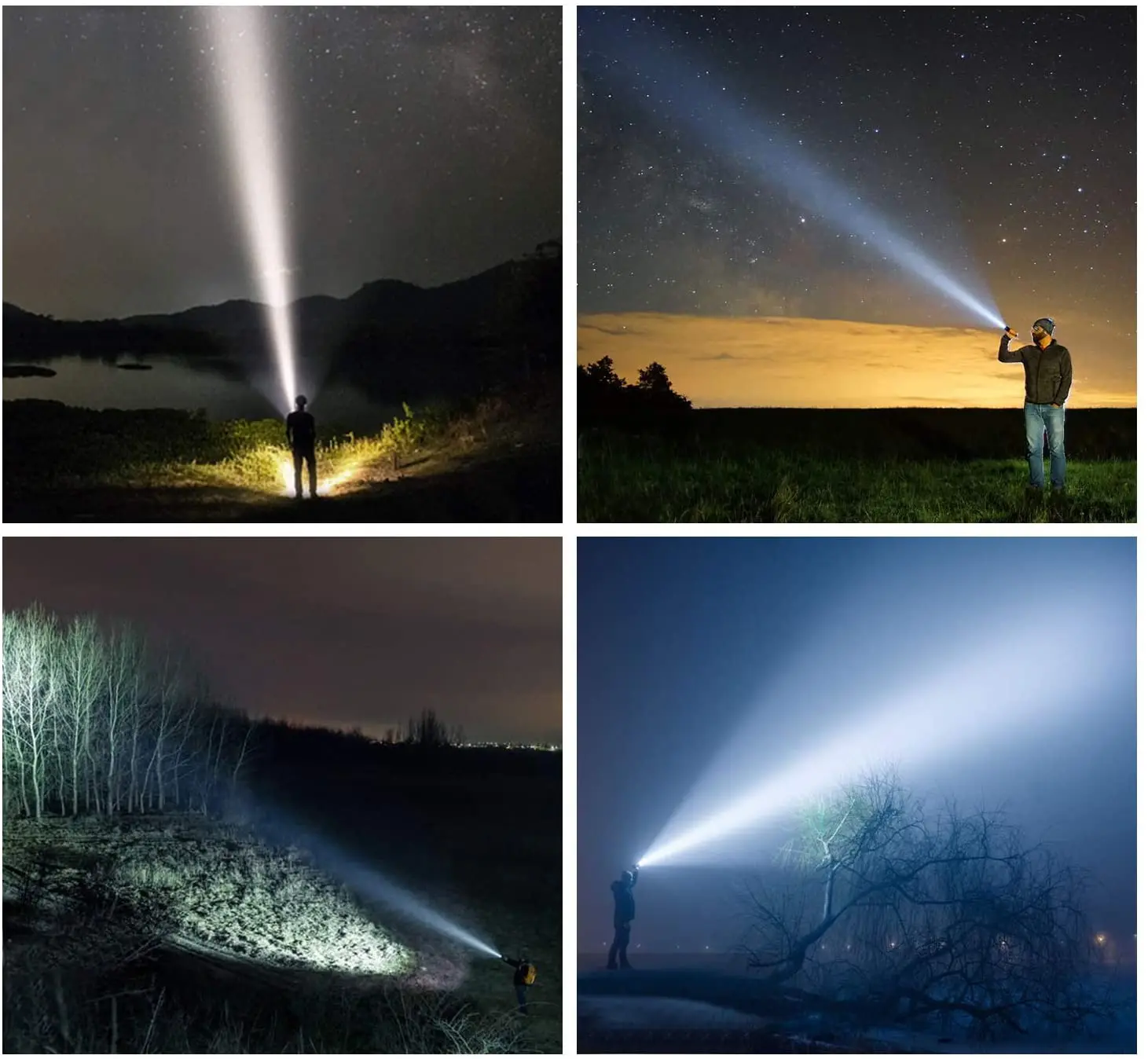 التكبير 20 واط LED شعاع ضوء عالية الطاقة مصباح يدوي USB قابلة للشحن في الهواء الطلق قوية التكتيكية التخييم الصيد الصيد التنزه الشعلة