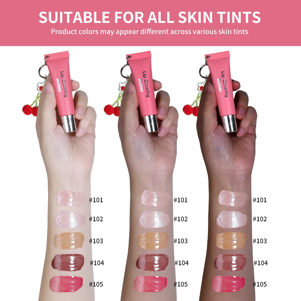 2 IN 1 Balsamo per labbra Lucidalabbra Idratante a lunga durata Burro Rosa Nutriente Cura del trucco Idratante Brillante Rossetto Cosmetici