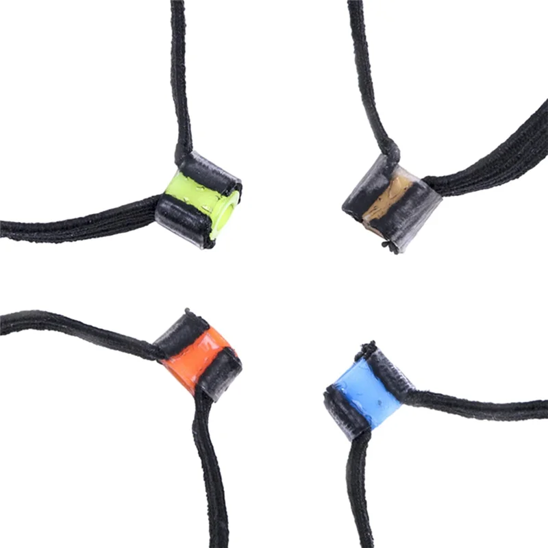 

A18E-4Pcs Fly Fishing Tippet Elastic Fishing Tippet Spool Rings Fishing Wire Leader Tackle Tool Replacement Fishing Line