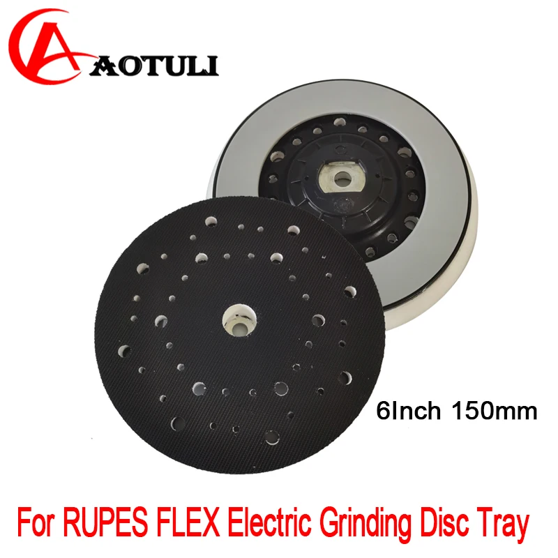 Grinding Disc Tray Sprocket 6Inch 150mm For RUPE FLEX Electric  Wheel Polishing Adhesive Sandpaper Chuck Grinder Suction Cup