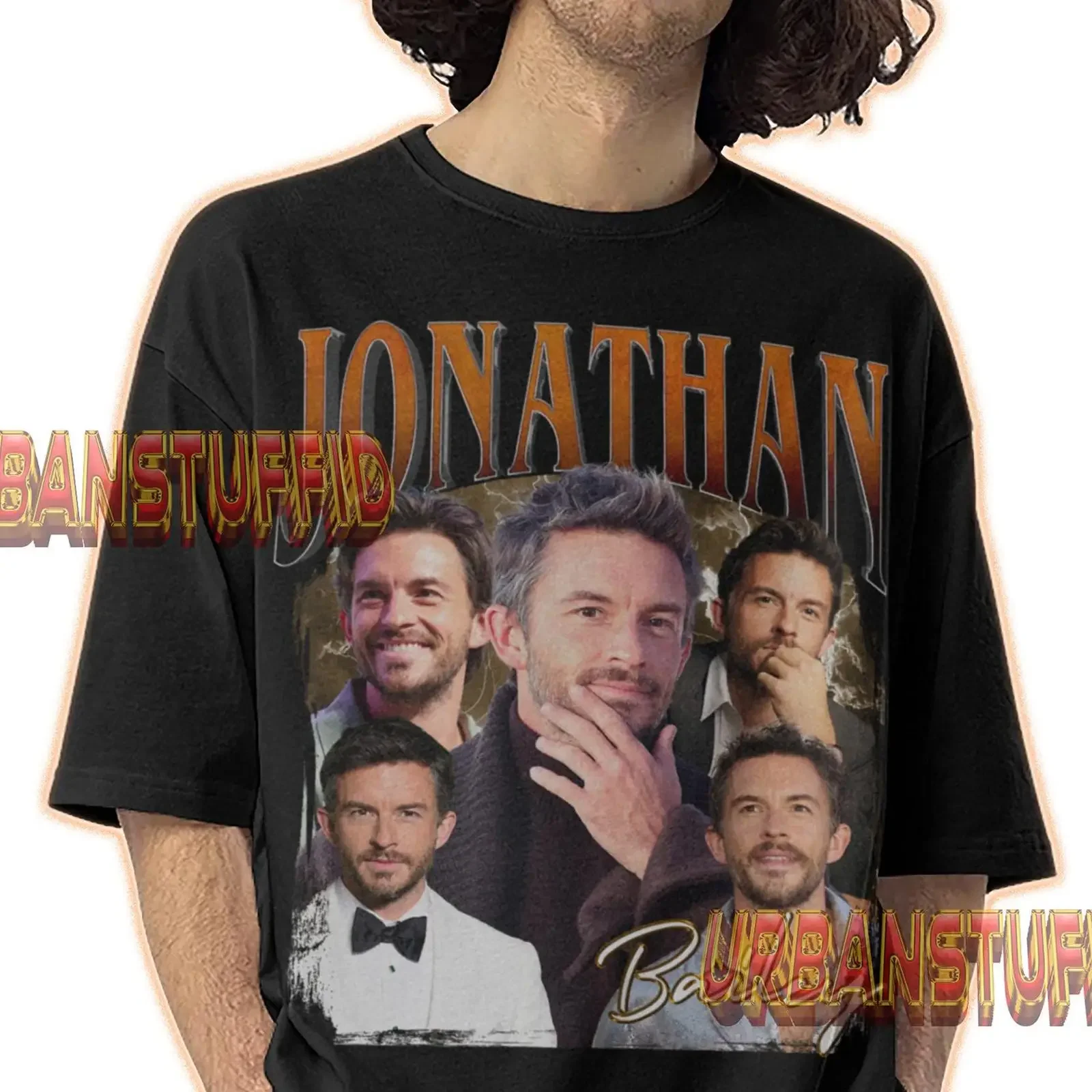 JONATHAN BAILEY GRAPHIC T Shirt Stuart Merch Bootleg vintage Washed Slightly Soft Stretched Stylish Top For Everyday Wear