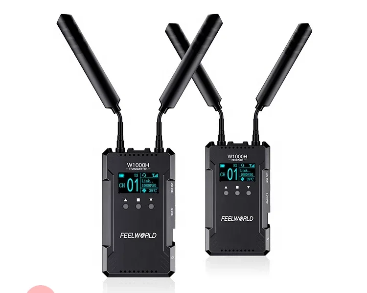 W1000H Wireless Video Transmission System Dual Full Duplex Intercom Live Streaming