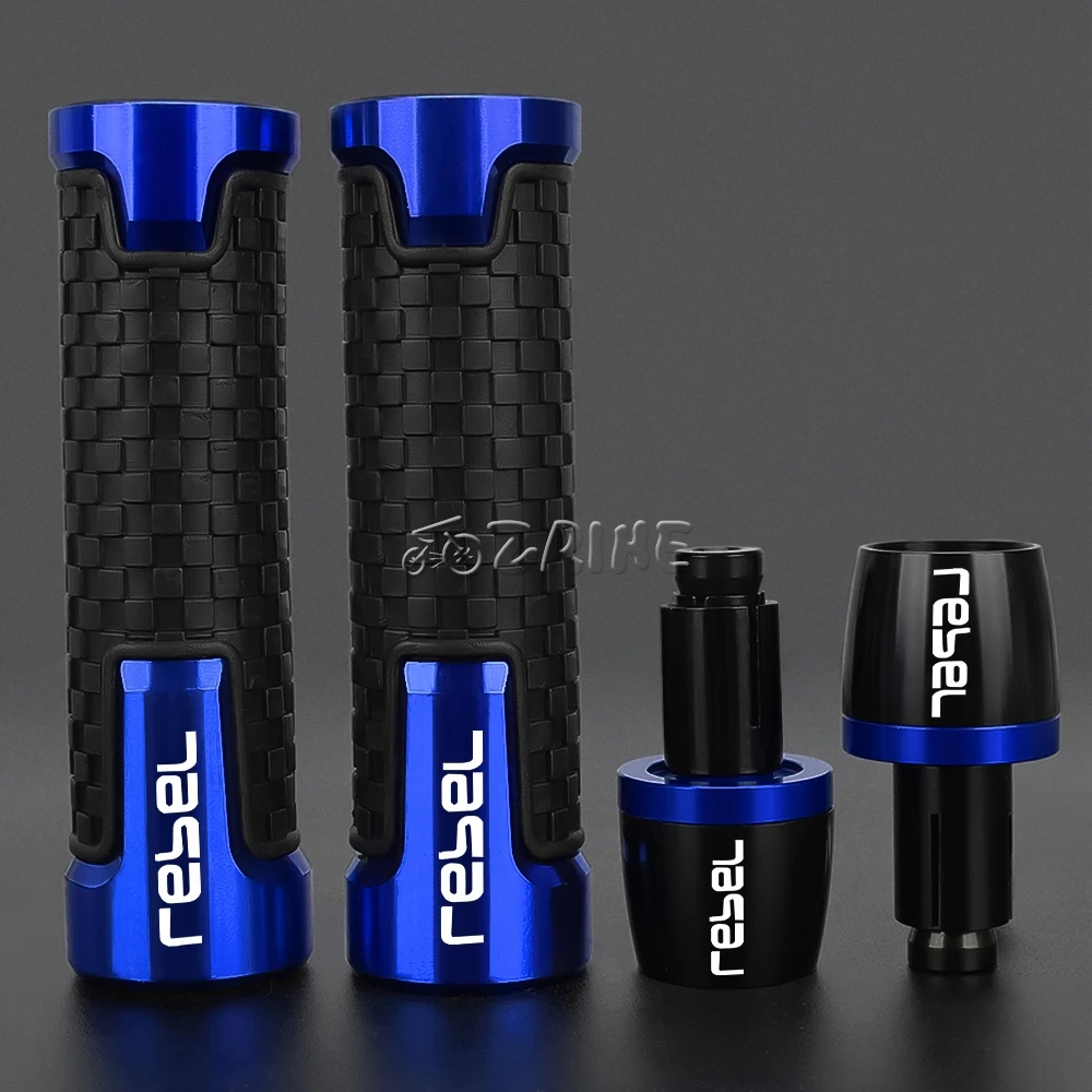 2023 2022 2021 لهوندا المتمردين 500 المتمردين 300 CMX 500 CMX300 المتمردين 2017 ~ 2025 2024 دراجة نارية المقود القبضات ينتهي التوصيل المنزلق قبعات