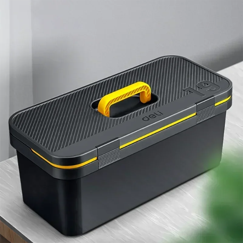 Multifunctional Household Large Portable Hardware Set Storage Box Industrial Grade Electrician Maintenance Shockproof Toolbox