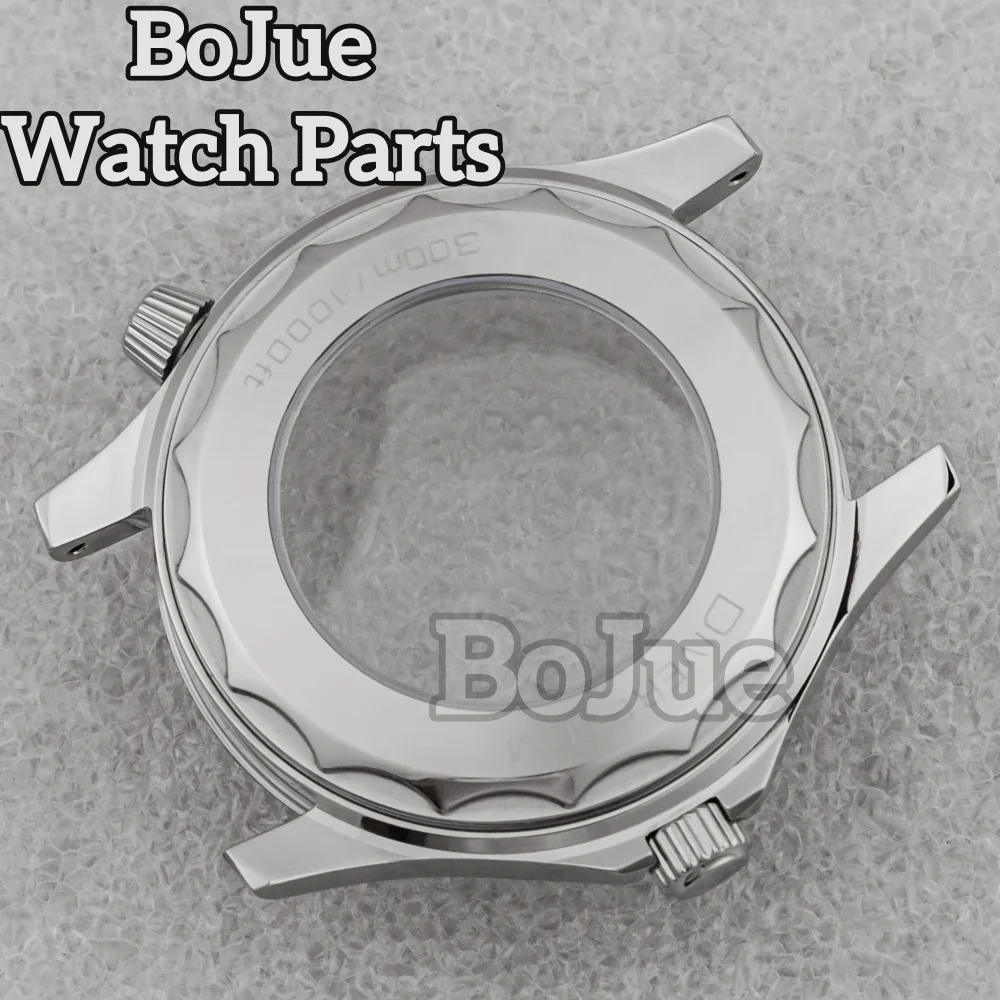 42mm Gold Luxury Brand Men's Watch Case 31mm Dial for MOD Seamaster 300 NH35 NH36 Movement 20mm Strap Watch Accessories Sapphire