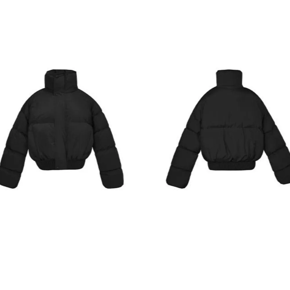 Thick-necked pure-color winter new-style warm-keeping overcoat