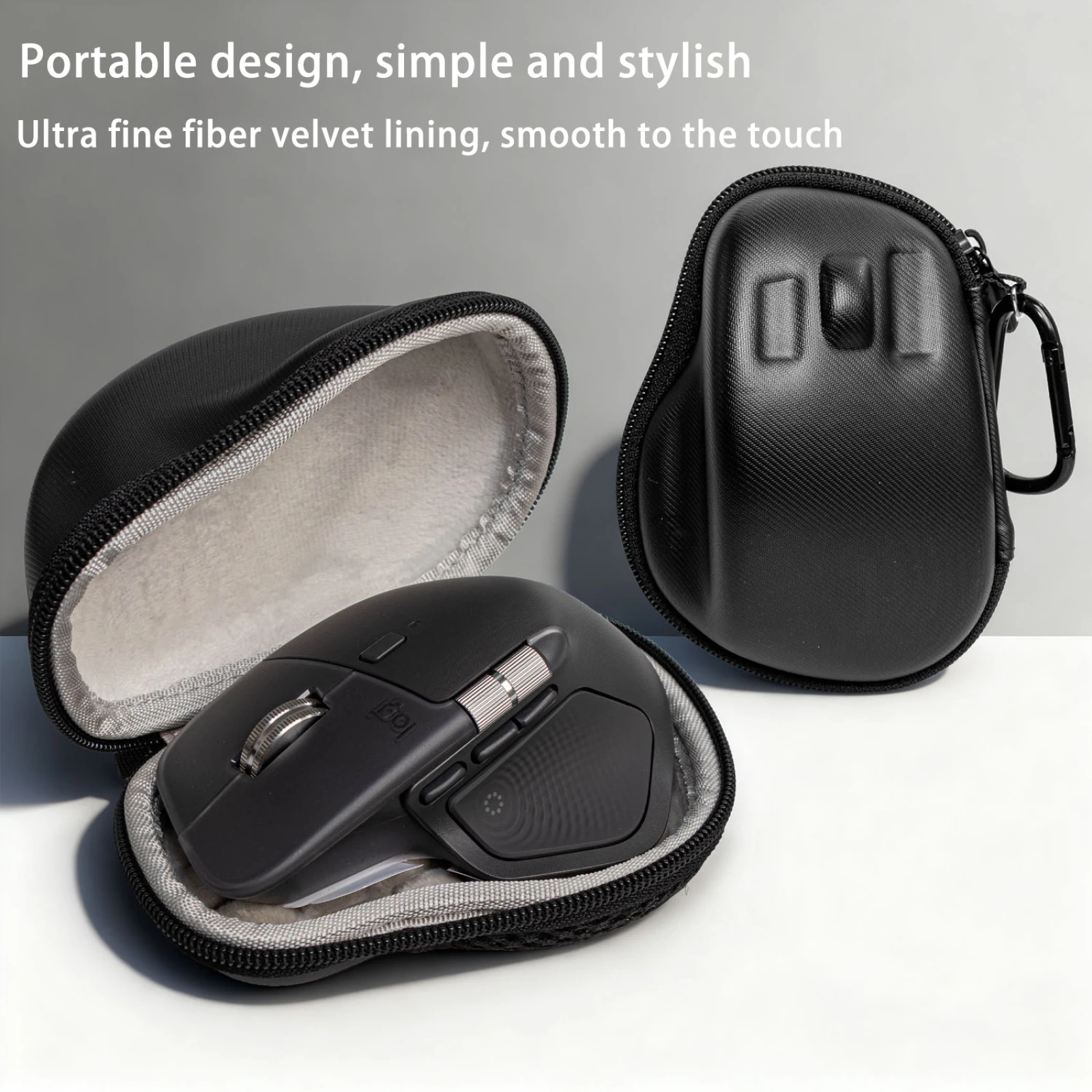 Carrying Case for Logitech MX Master 4/3S, Wireless Mouse Storage Bag Portable Travel Organizer Hard Protective Cover Carry Bag