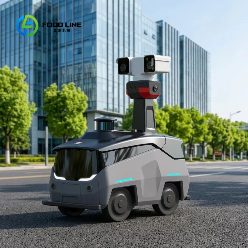 Customized Security Patrol Robot 360° Navigation AI-Powered  Facial Recognition for Outdoor Plaza Safety Patrol Equipment