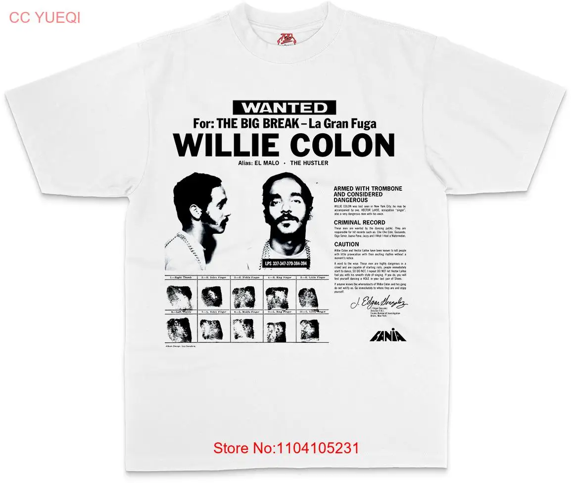 WILLIE COLON shirt SALSA LEGENDS