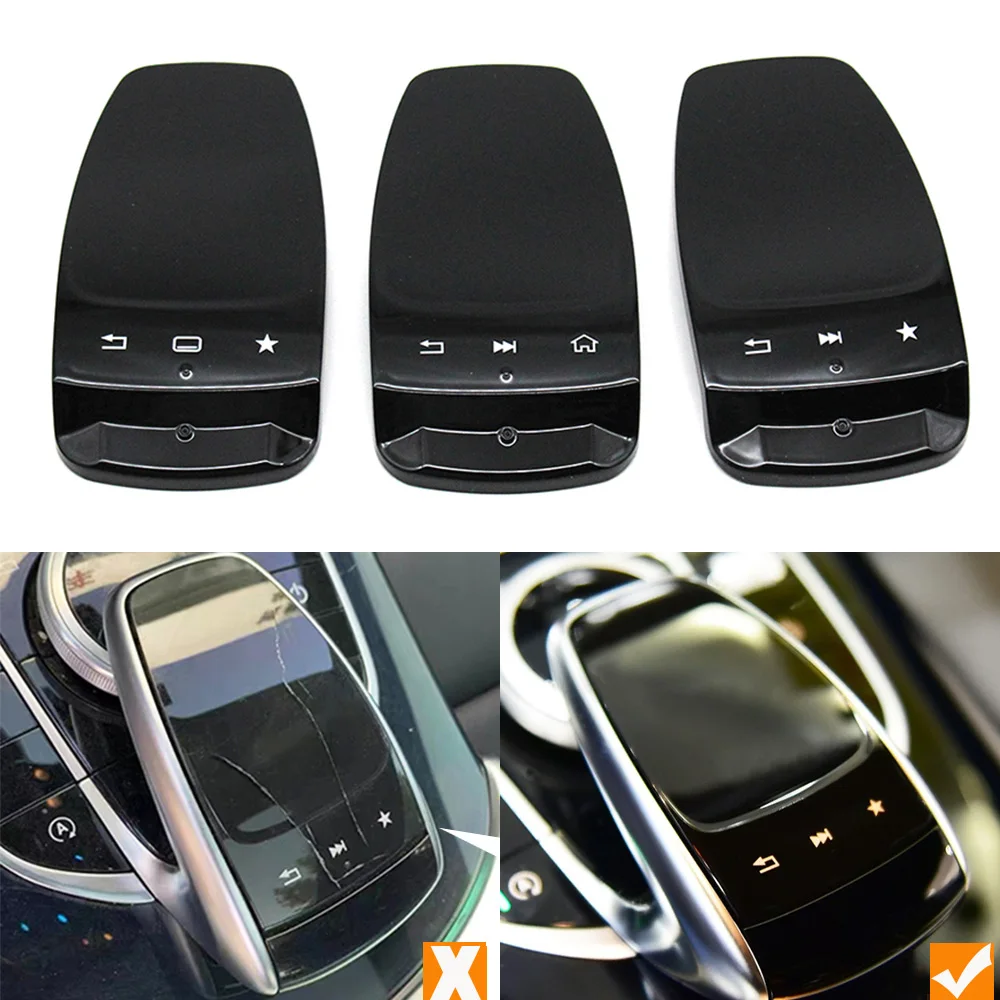 Car Console Media Control Mouse Touchpad Switch Control Cover For Mercedes BENZ C E GLC GLS GLE S Class W205 W253 W166 W222 W213