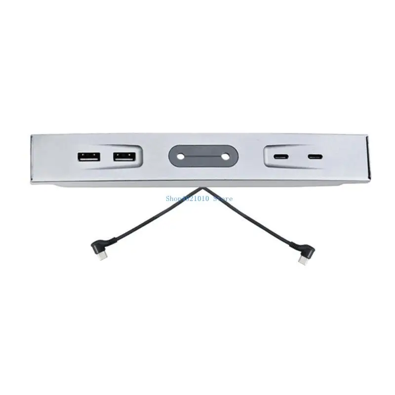 T3LF USB Hub ChargersData Transfer Adapter Docking Station for  Center Console