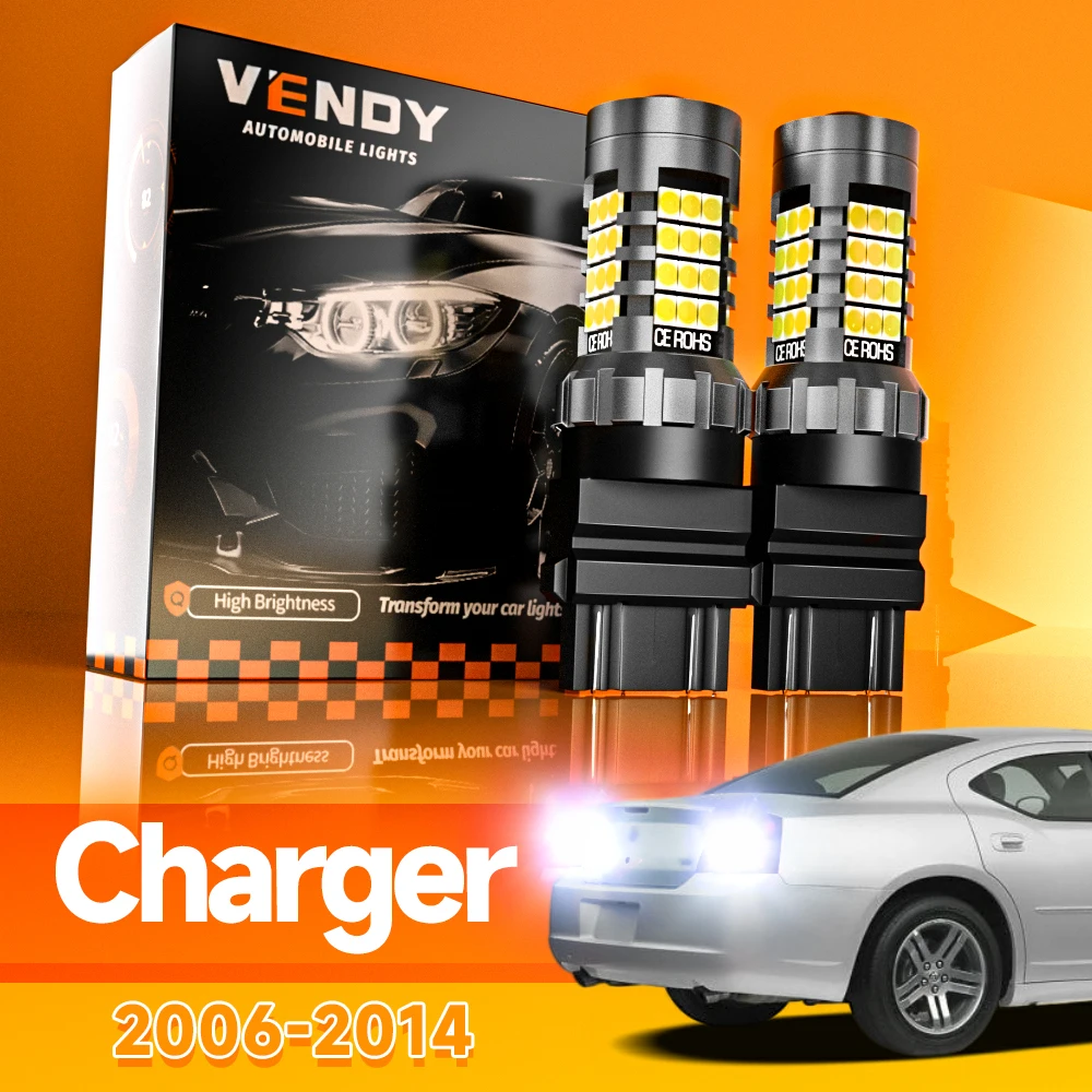 2 stücke Für Dodge Charger 2006-2014 LED Reverse Licht Backup Lampe 2007 2008 2009 2010 2011 2012 2013 canbus Zubehör