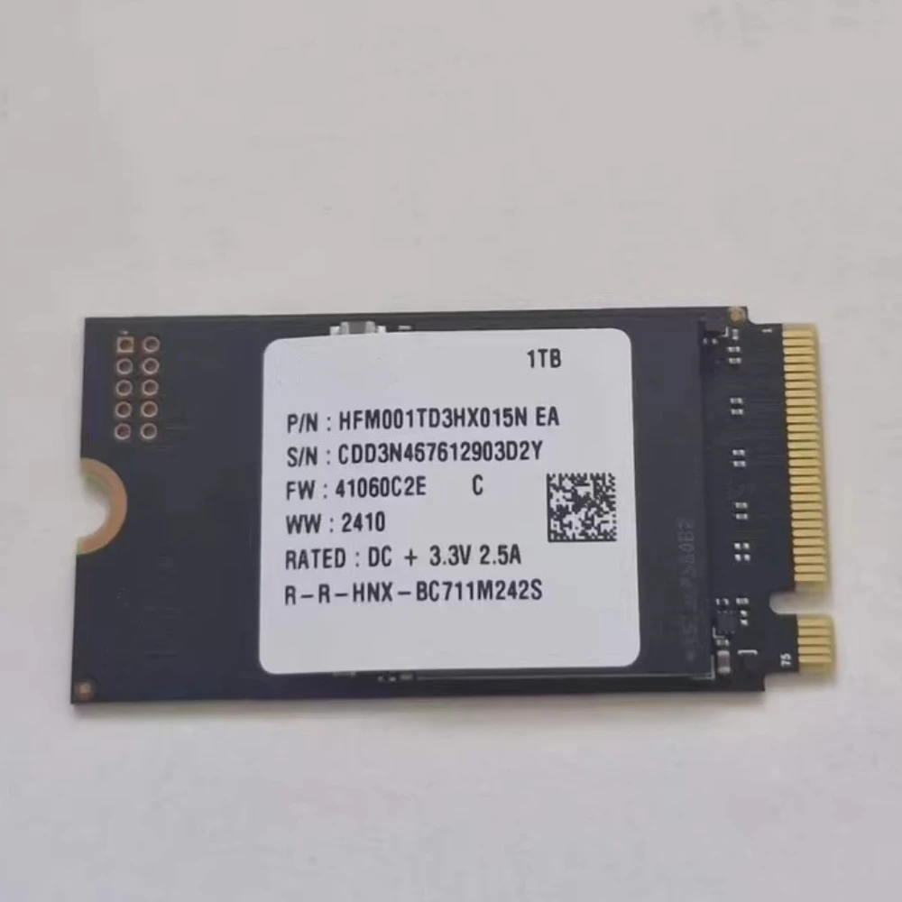 Original For Hynix  BC711 1T 2242 m.2 pcie3.0 * 4 NVME Solid State Drive 1TB SSD1024BG