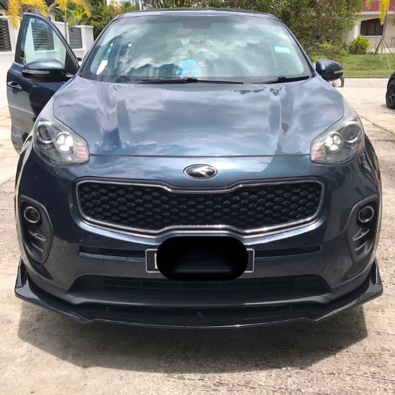 

For Kia Sportage 2004-2025 Year Front Diffuser Lip Bumper Splitter Accessories Spoiler Body Kit