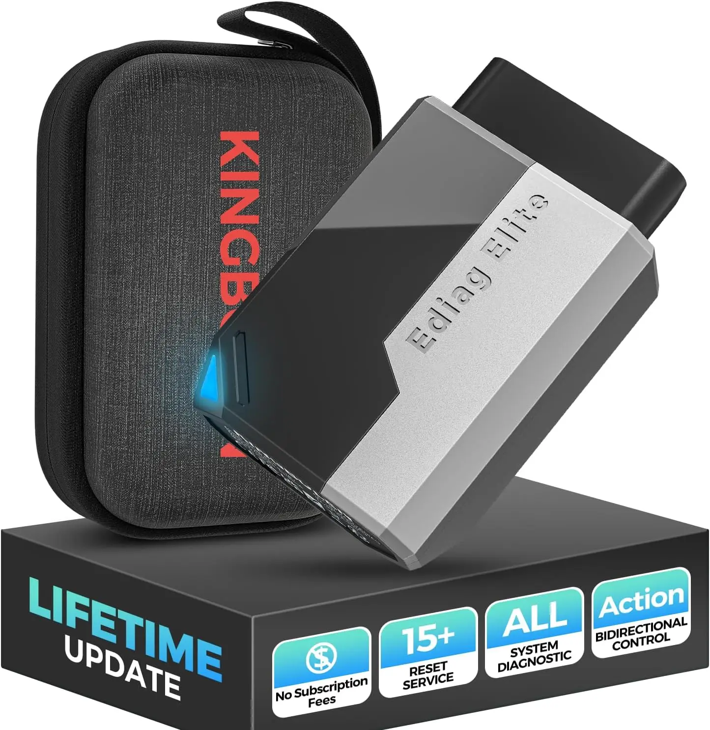 

Сканер OBD2 Ediag Elite, Bluetooth, двунаправленный диагностический инструмент для iOS и Android, CANFD, FCA AutoAuth, пожизненные обновления