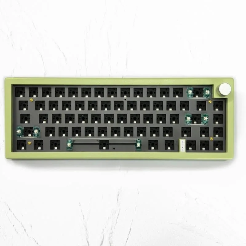 Imagem -06 - Swappable Kit Junta Teclado Mecânico Rgb Backlit Bluetooth 2.4g sem Fio Modo Teclado Personalizado Quente Zuoya-gmk67