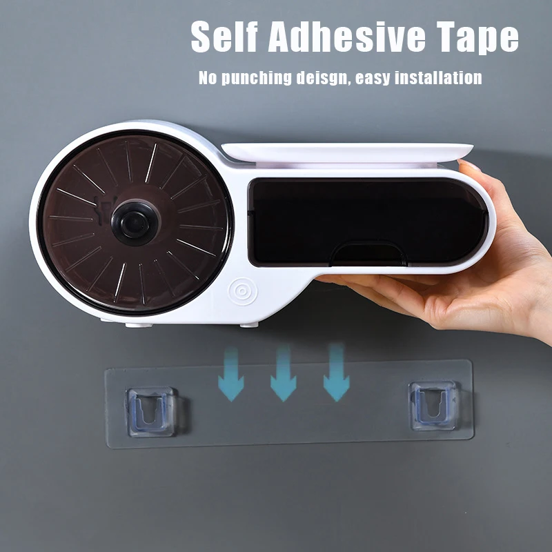 Waterproof Bathroom Tissue Box Waterproof Toilet Paper Dispenser Tissue Paper Holder for Bathroom Napkin Storage Organizer