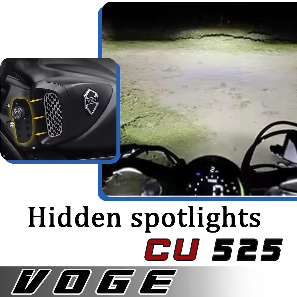 

Для VOGE CU-525 модифицированные скрытые светодиодные прожекторы, высокая яркость, вспомогательные дороги, сильные линзы, противотуманные фары VOGE CU525