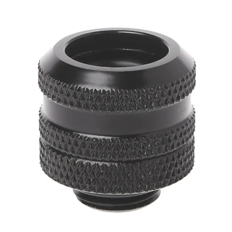 

652F G1/4" компрессионный фитинг с жесткой трубкой для системы водяного охлаждения компьютера, быстрозатягивающийся сквозной мм