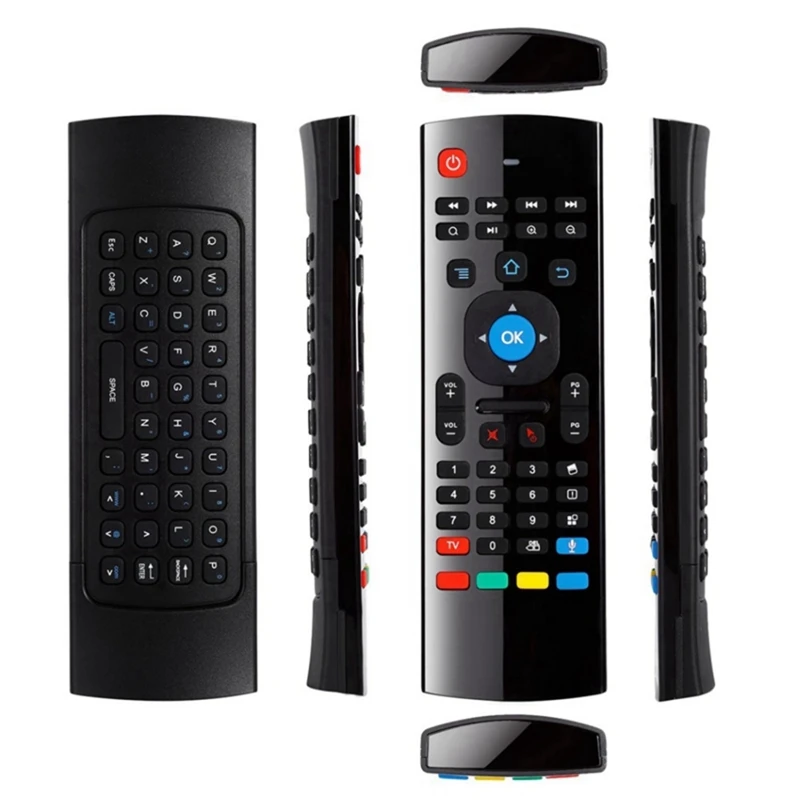 AEE7-MX3 Fly Air Mouse Smart Voice Remote Control Tastiera wireless 2.4G per TV Box Android Mecool H96 Max X96 Mini Mi Box