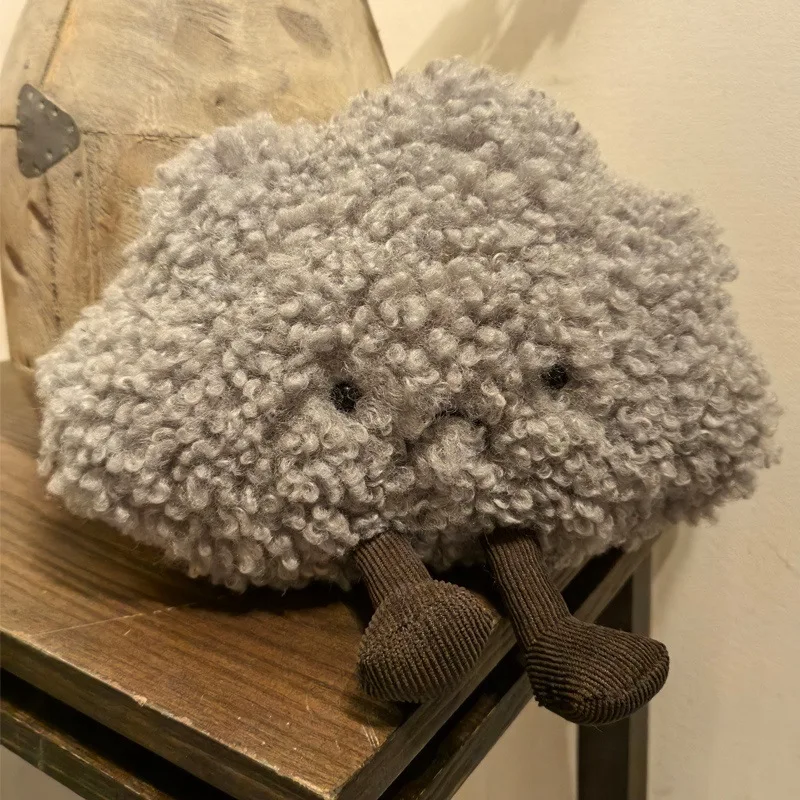 Lindo estilo japonés nube oscura muñeco de peluche juguete divertido triste nube curativa clima muñeco de peluche niños compañero juguete regalo de cumpleaños