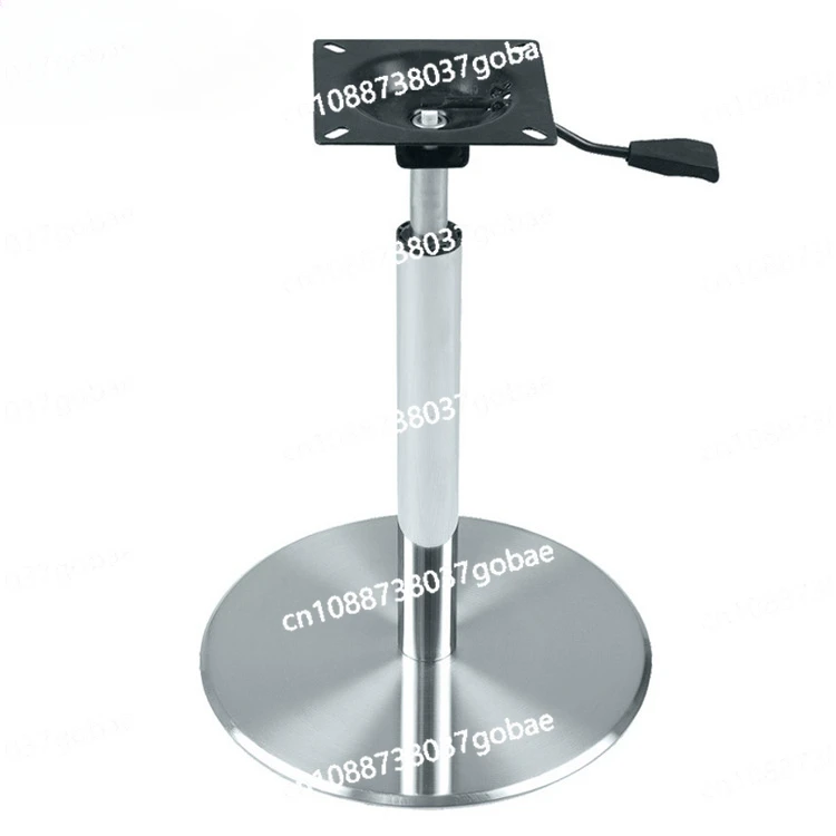 

Office Lift Pole Chair, Rotating Chair Seat, Stainless Steel Accessories, Restaurant High Pole Stool Legs