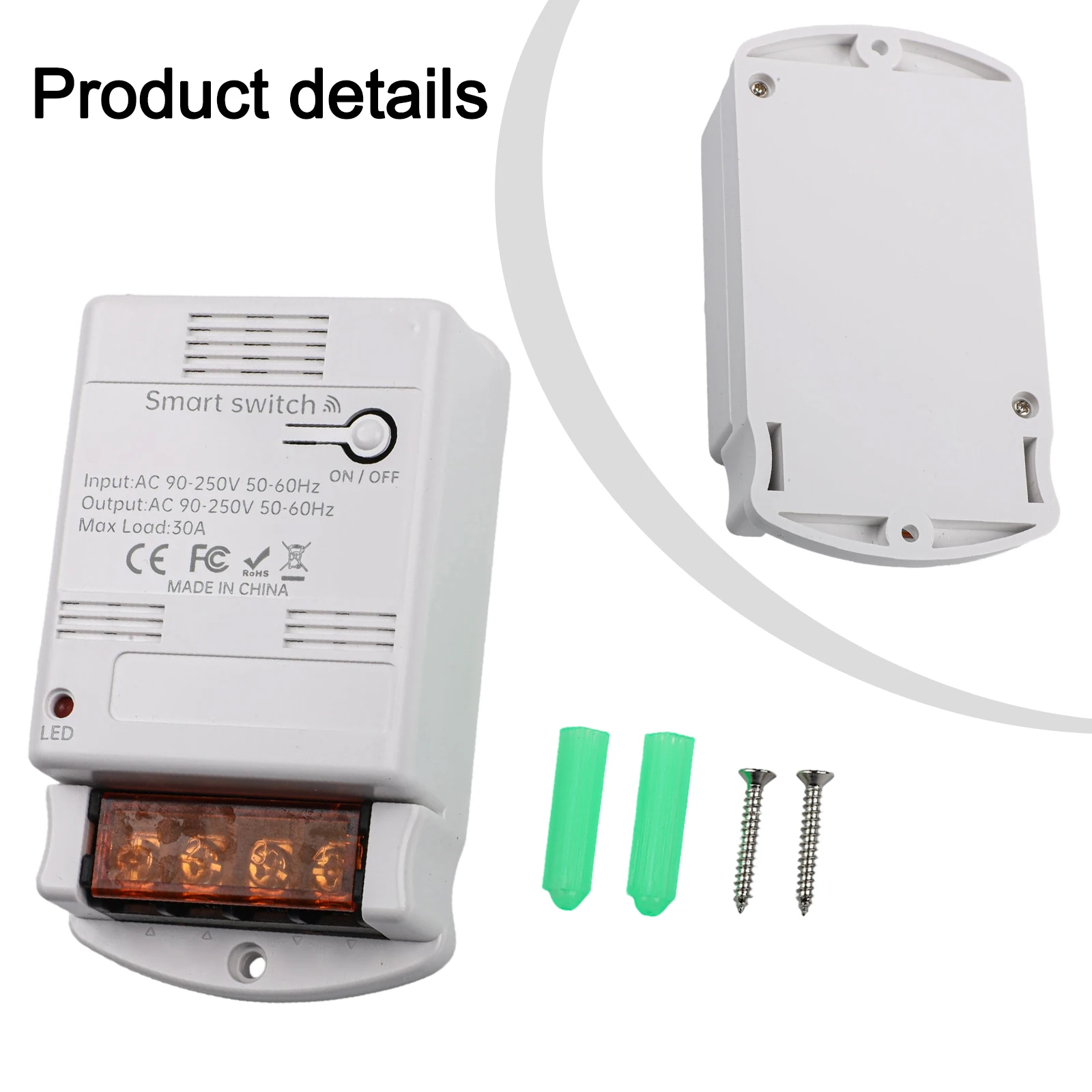 for Smart Remote Control High for Power Switch As Shown Smart Switch WiFi Connectivity Wireless Control 2.4G Frequency