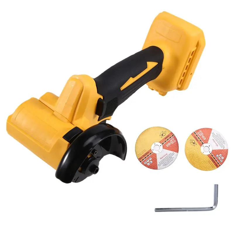 A93E-Portable Mini 3-Inch Angle Grinder Kit For 18V Battery: Includes Polishing Tool And 2 Cutting Discs