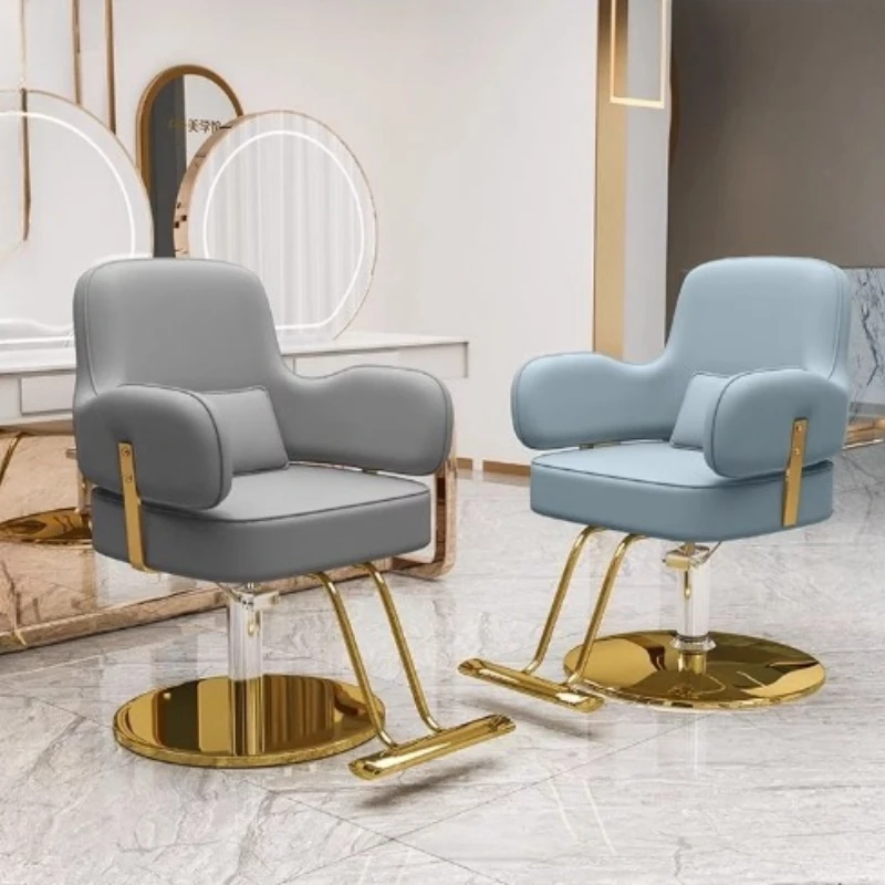 

Simple Nail Professional Barber Chairs Chaise Women Swivel Living Room Hairdressing Chair Stool Aesthetic Hairdresser Furniture