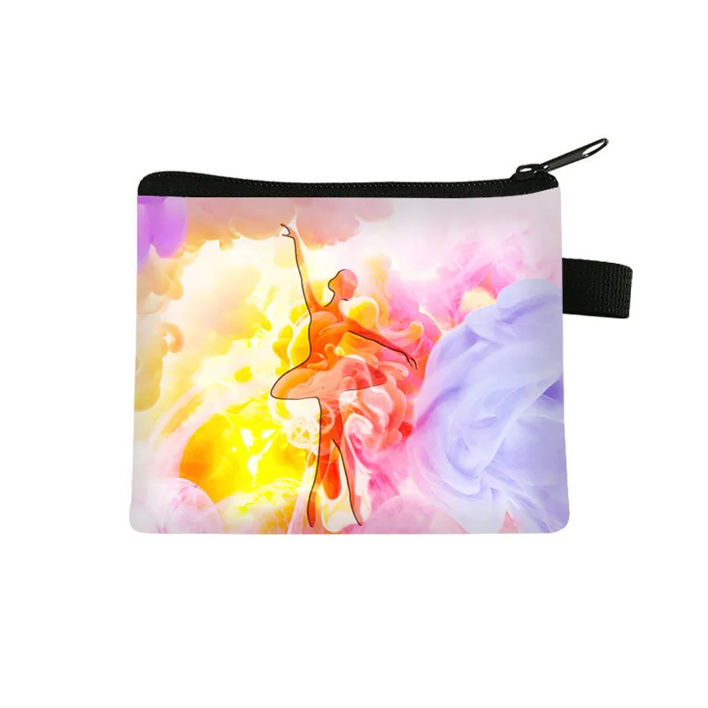 Coin Purse Original Dance‑print Headphone Case Lightweight Student Customized Wallets And Cardholders Card Wallet Custom Bag view 3