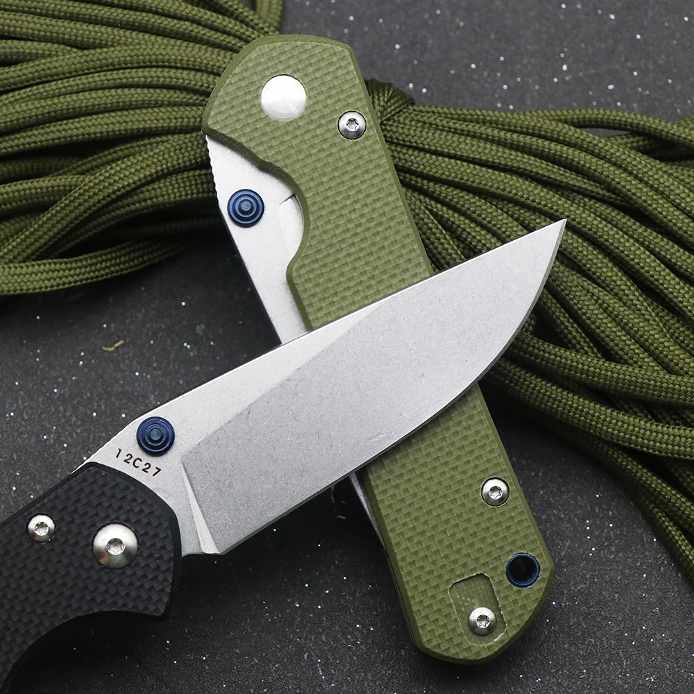 Новый складной нож Sebenza 21 юбилей 12C2 7 стальное лезвие G10 рукоятка Кемпинг Многофункциональный охотничий нож для фруктов инструмент для повседневного использования